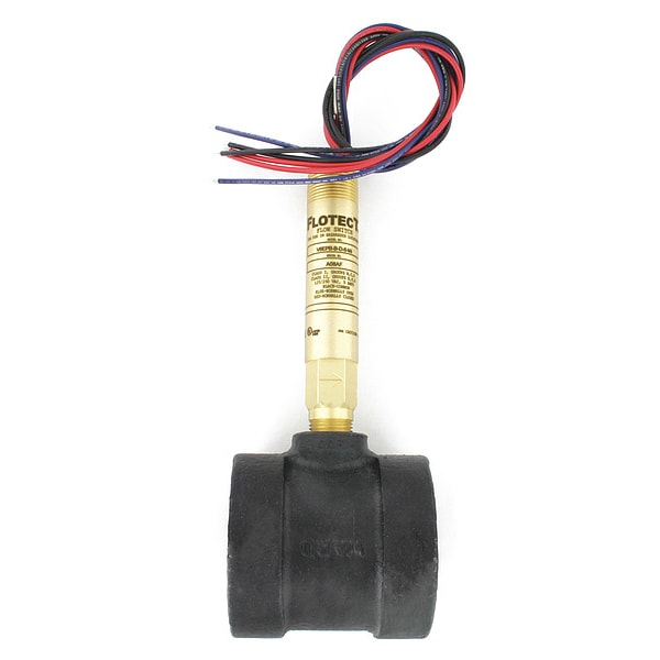 Mini-size flow switch, brass upper and lower body, 2" NPT, iron tee.