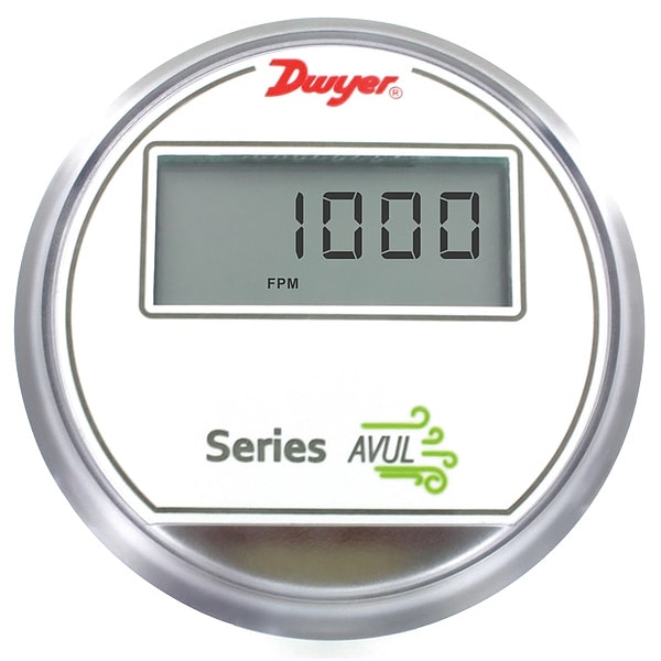 Air velocity transmitter, 3% of reading accuracy, duct mount, BACnet communications, with LCD