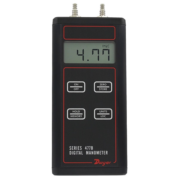 Handheld digital manometer, 0 to 10 psi (0 to 68.95 kPa)