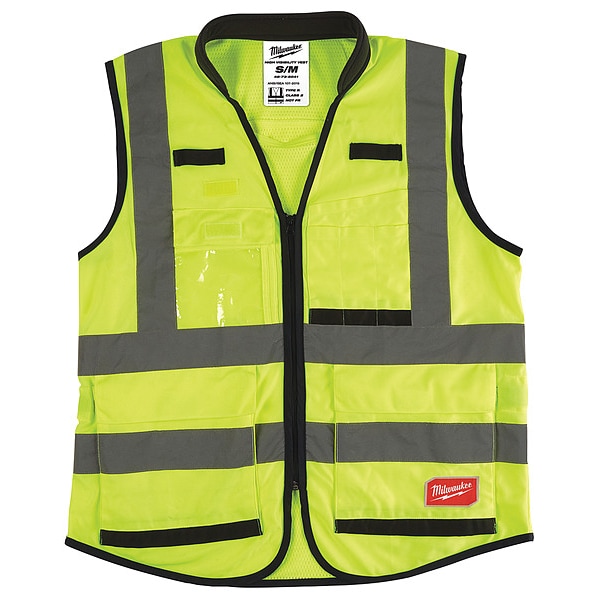 Class 2 High Visibility Yellow Performance Safety Vest - S/M