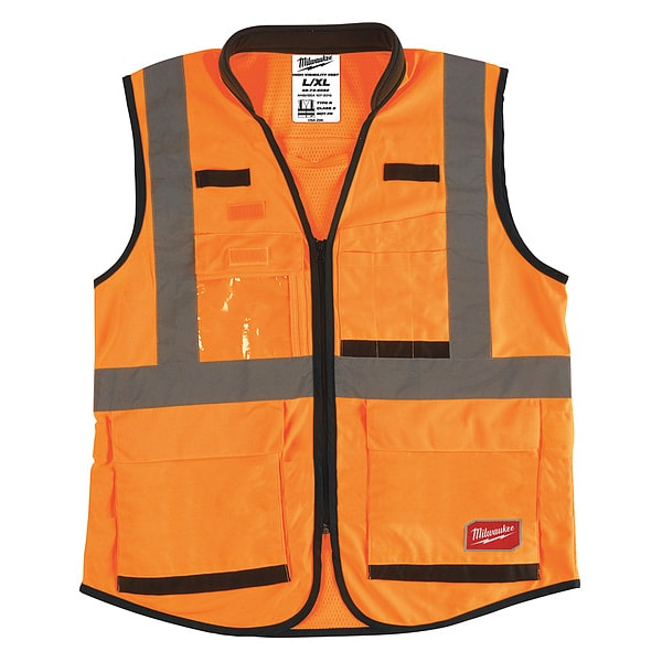 Class 2 High Visibility Orange Performance Safety Vest - S/M (CSA)