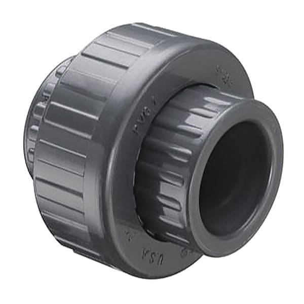 PVC Non-Threaded PVC Union, Socket x Socket, 1 in Pipe Size