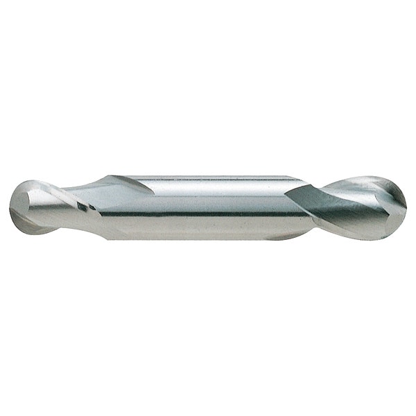 Ball End Mill, Double End, 1/2", Carbide