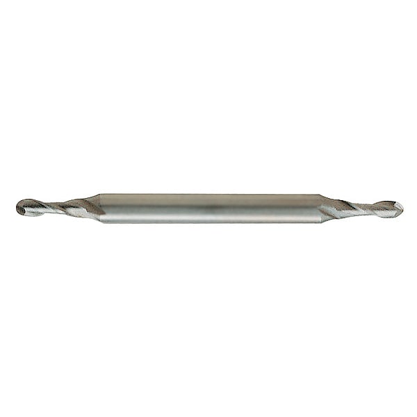 Ball End Mill, Double End, 1/8", Cobalt