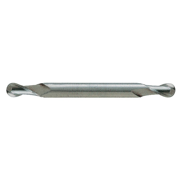 Ball End Mill, Double End, 1/8", Cobalt