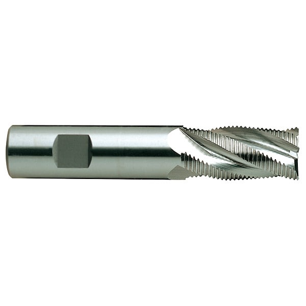 Square End Mill, Single End, 1/4", Cobalt