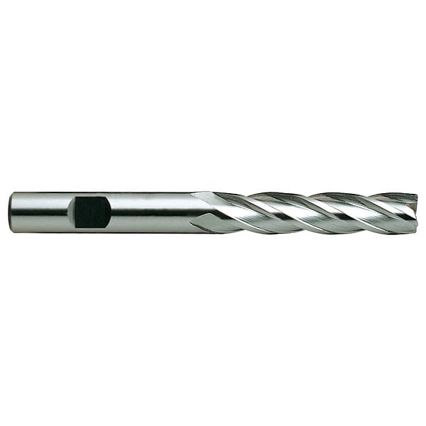 Square End Mill, Single End, 5/8", Cobalt