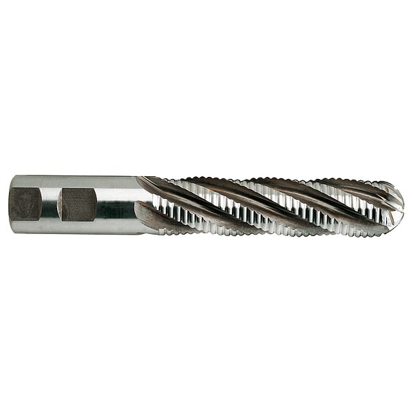 Ball End Mill, Single End, 1-1/2", HSS