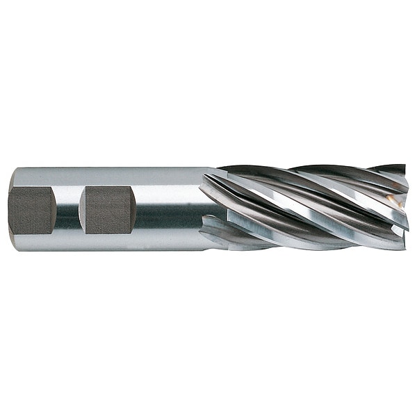 Square End Mill, Single End, 7/8", Cobalt
