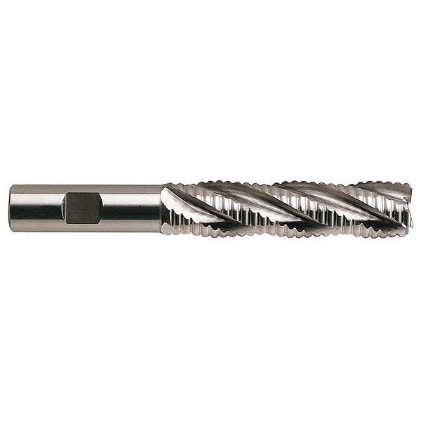 Square End Mill, Single End, 1-1/2", Cobalt, Primary Material Application ISO Code: H, K, M, N, P
