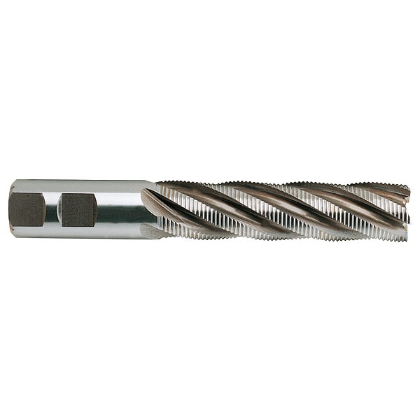 Cobalt End Mill, Single, 1inDia, Non-Center