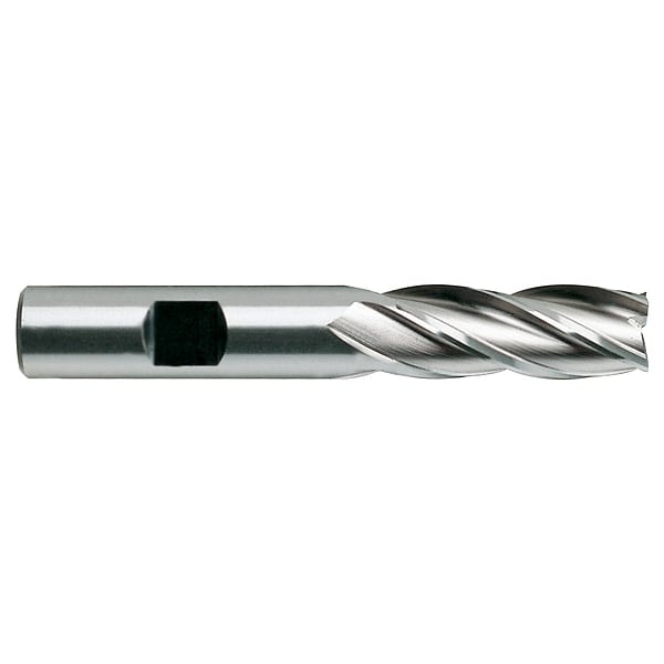 Square End Mill, Single End, 11/16", HSS