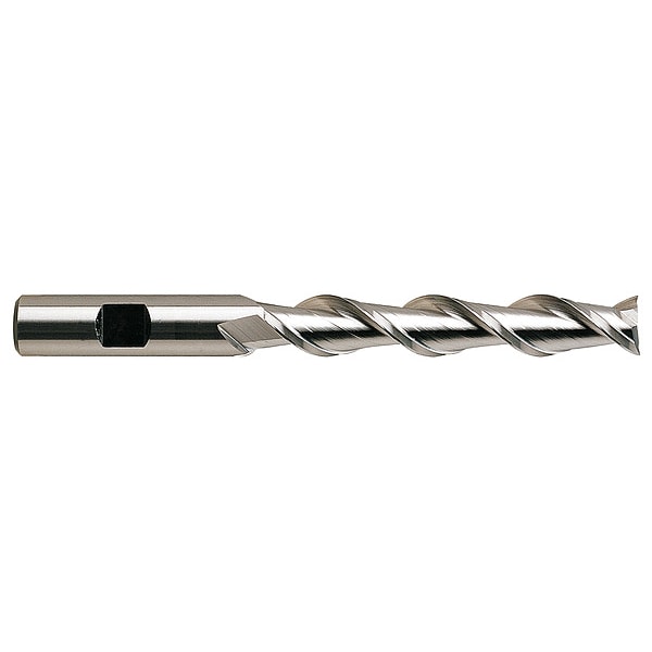 Square End Mill, Single End, 5/8", HSS