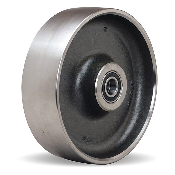 Caster Wheel, 12"dia, 7,000 lb, Silver