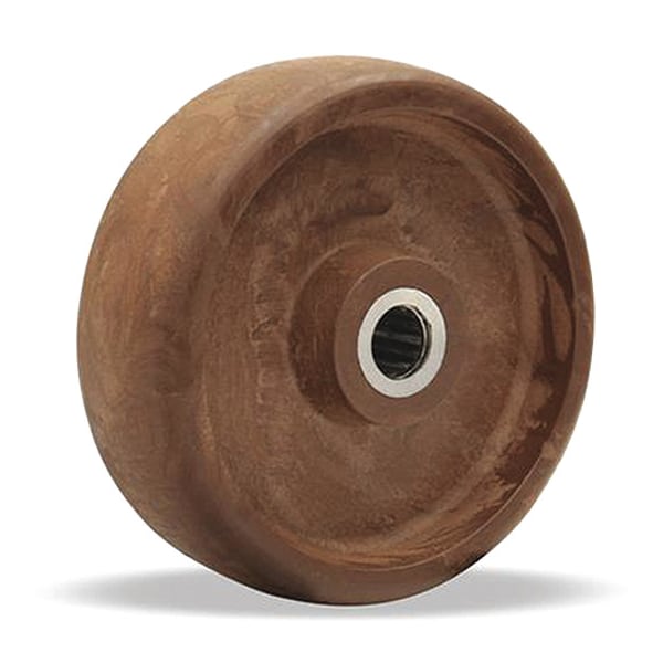 Caster Wheel, 6"dia, 1,200 lb, Tan