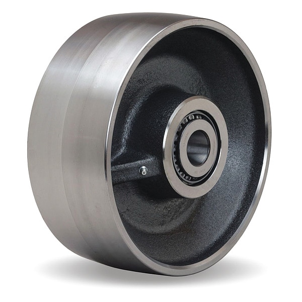 Caster Wheel, 10"dia, 6,700 lb, Silver