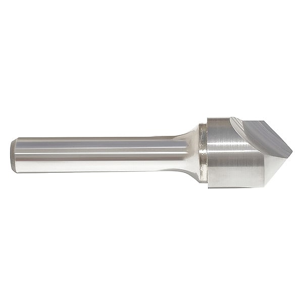 Countersink, 1 Flute, Carbide, 2-1/2" L