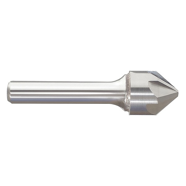 Countersink, 6 Flutes, Carbide, 2-1/2" L