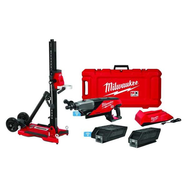 MX FUEL Handheld Core Drill Kit w/Stand