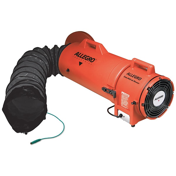 Confined Space Blower, Orange, 13 1/2" W