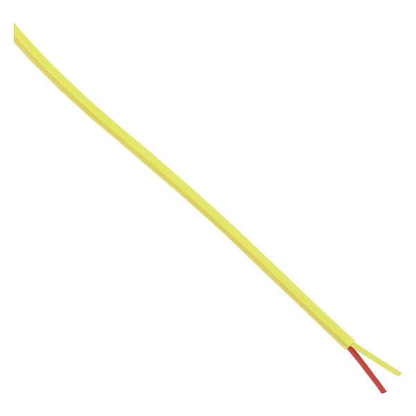 K type, 100' on spool, FEP insulation, 200 Degrees C, yellow outer sheath, 24 AWG, 0.20 SQMM