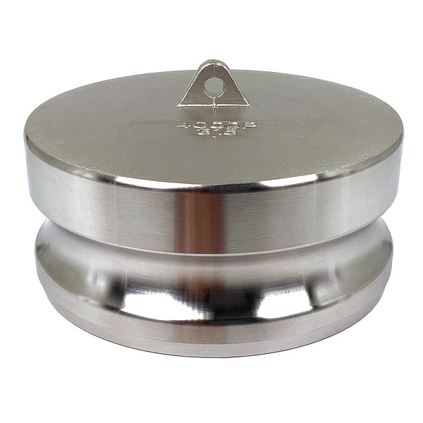 Cam and Groove Spool Adapter, 4", 316 SS