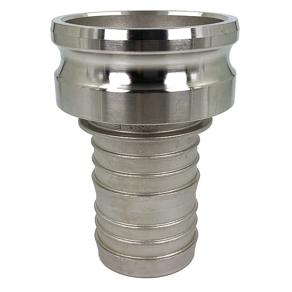 Cam and Groove Adapter, 4", 316 SS