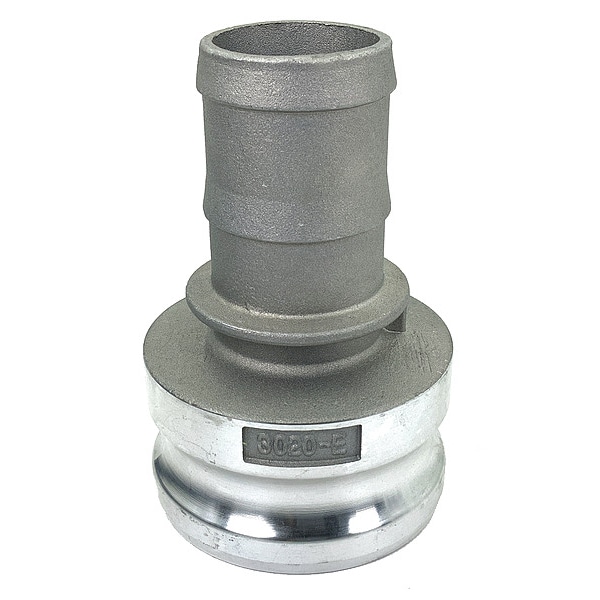 Cam and Groove Adapter, 3", Aluminum, For Hose I.D.: 2 in