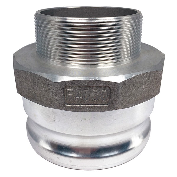 Cam and Groove Adapter, 4", Aluminum