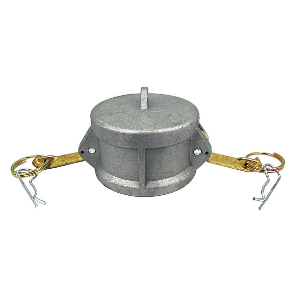 Cam and Groove Adapter, 2-1/2", Aluminum, Coupling Type: Type DC