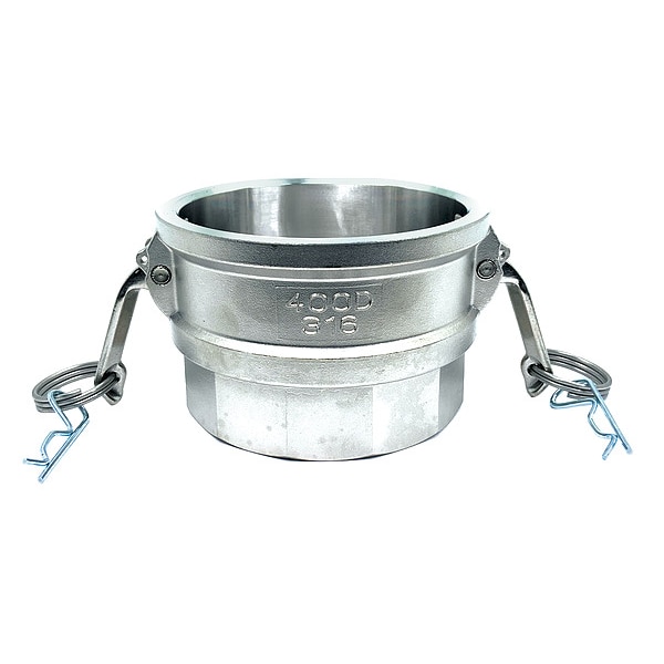 Cam and Groove Coupling, 4", 316 SS