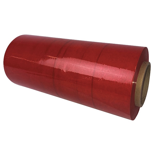 Stretch Wrap, 80 ga, Red, Standard Duty