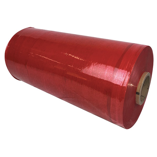 Stretch Wrap, 80 ga, Red, Standard Duty