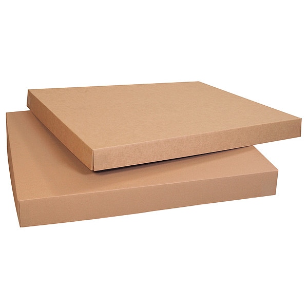 49 1/4 in x 41 1/4 in x 4 in Shipping Box, Kraft, Corrugate, Single Wall, 44 ECT