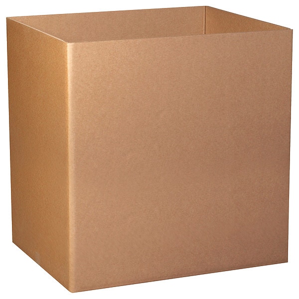 46 3/4 in x 38 3/4 in x 24 in Shipping Box, Kraft, Corrugate, Triple Wall, 90 ECT