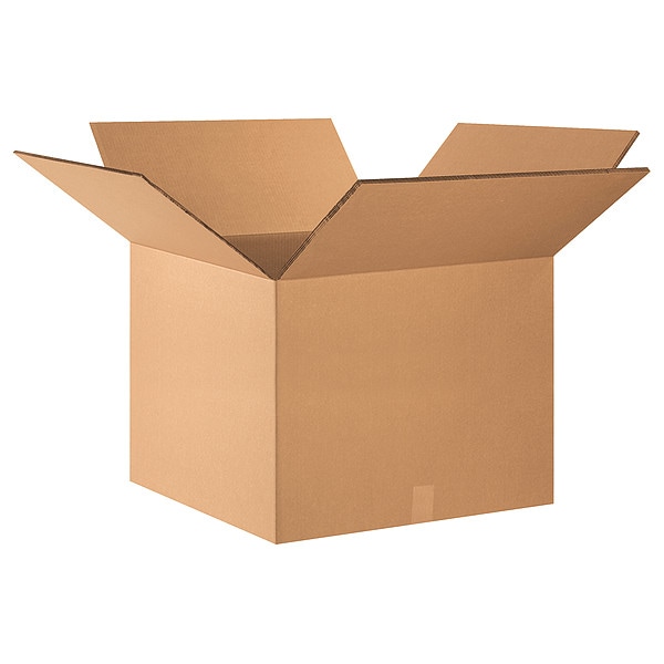 46 3/4 in x 38 3/4 in x 37 3/4 in Shipping Box, Kraft, Corrugate, Triple Wall, 90 ECT
