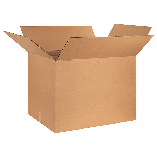 32 in x 24 in x 24 in Shipping Box, Kraft, Corrugate, Single Wall, 32 ECT