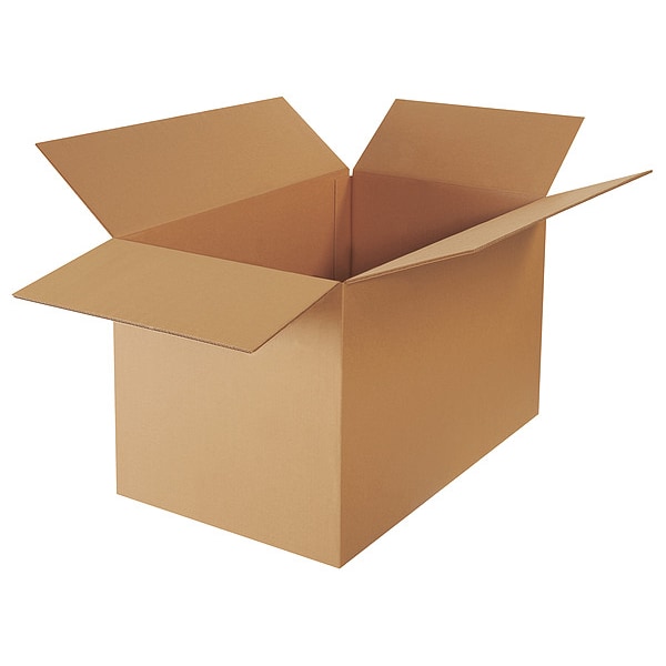 36 in x 22 in x 22 in Shipping Box, Kraft, Corrugate, Double Wall, 51 ECT