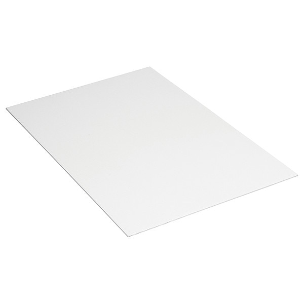 Plastic Corrugated Sheets, 48" x 48", White