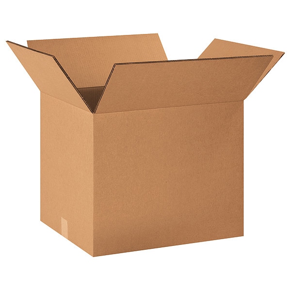 40 in x 30 in x 30 in Shipping Box, Kraft, Corrugate, Double Wall, 48 ECT