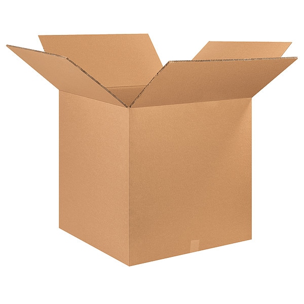 28 in x 28 in x 28 in Shipping Box, Kraft, Corrugate, Double Wall, 48 ECT
