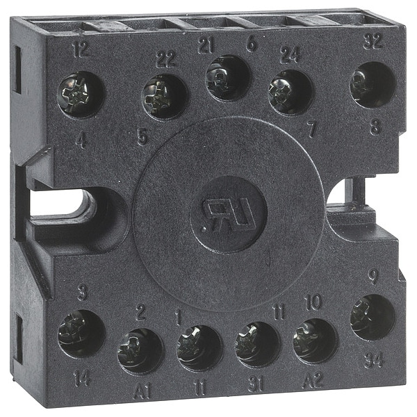 Relay Socket, Octal, 11 Pins, 5 A