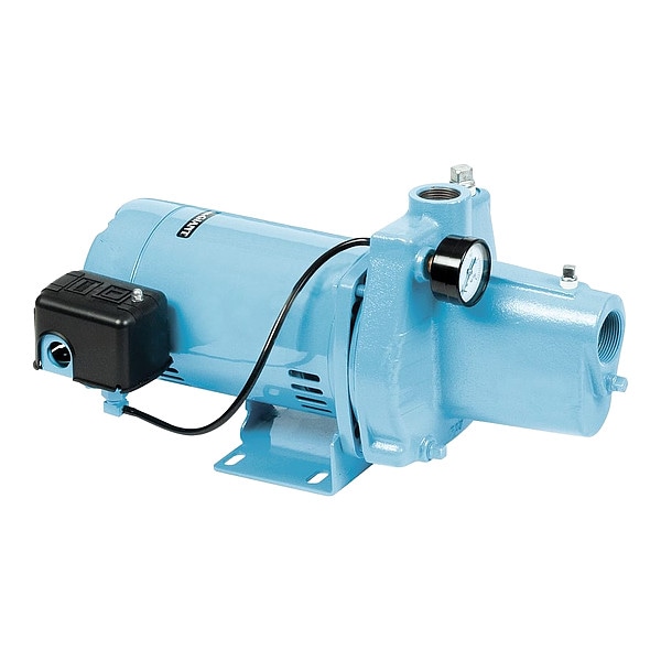 Shallow Well Jet Pump, 1/2hp, 16.7A