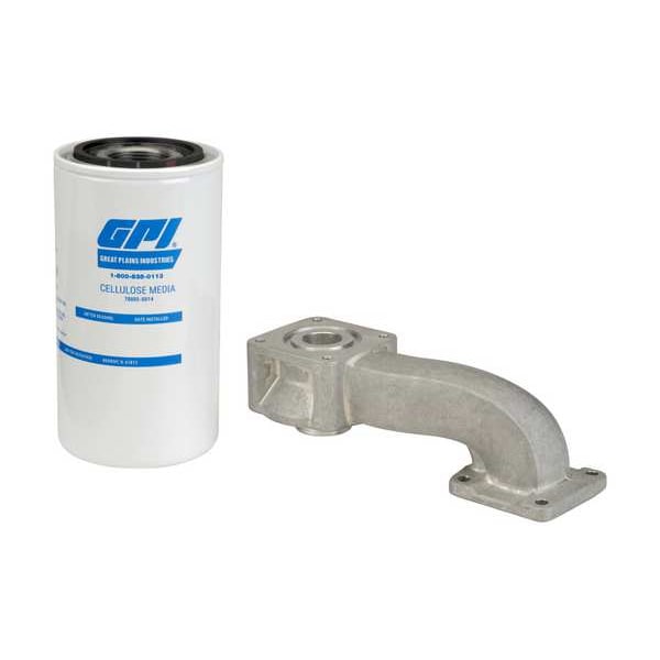 FuelFilterKit, 10micron, 25gpm, 50psi, 8in L