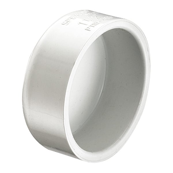 PVC Cap, Socket, 3 in Pipe Size