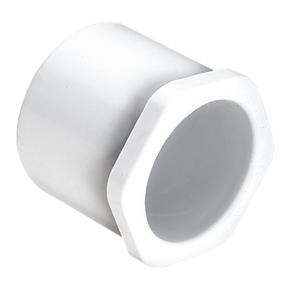 PVC Adapter Bushing, Socket x Spigot, 4 in x 1 1/2 in Pipe Size