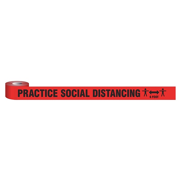 Barricade Tape, 3" x 1000-ft