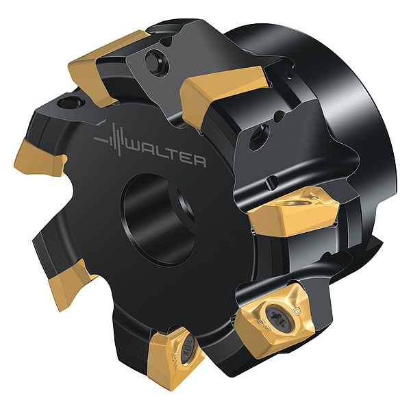 Indexable Face Mill, 8 Inserts, 0.591 in Cut Depth
