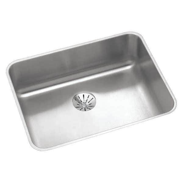 Sink, Undermount Mount, 0 Hole, 21" x 15.75", Lustrous Satin