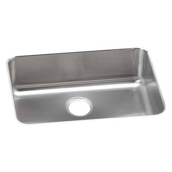 Sink, Undermount Mount, 0 Hole, 23" x 16.75", Lustrous Satin